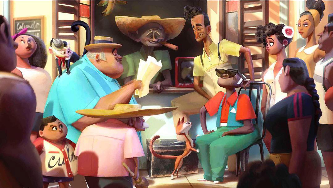 Artes de Nacho Molina para o filme VIVO, da Sony Animation - THECAB